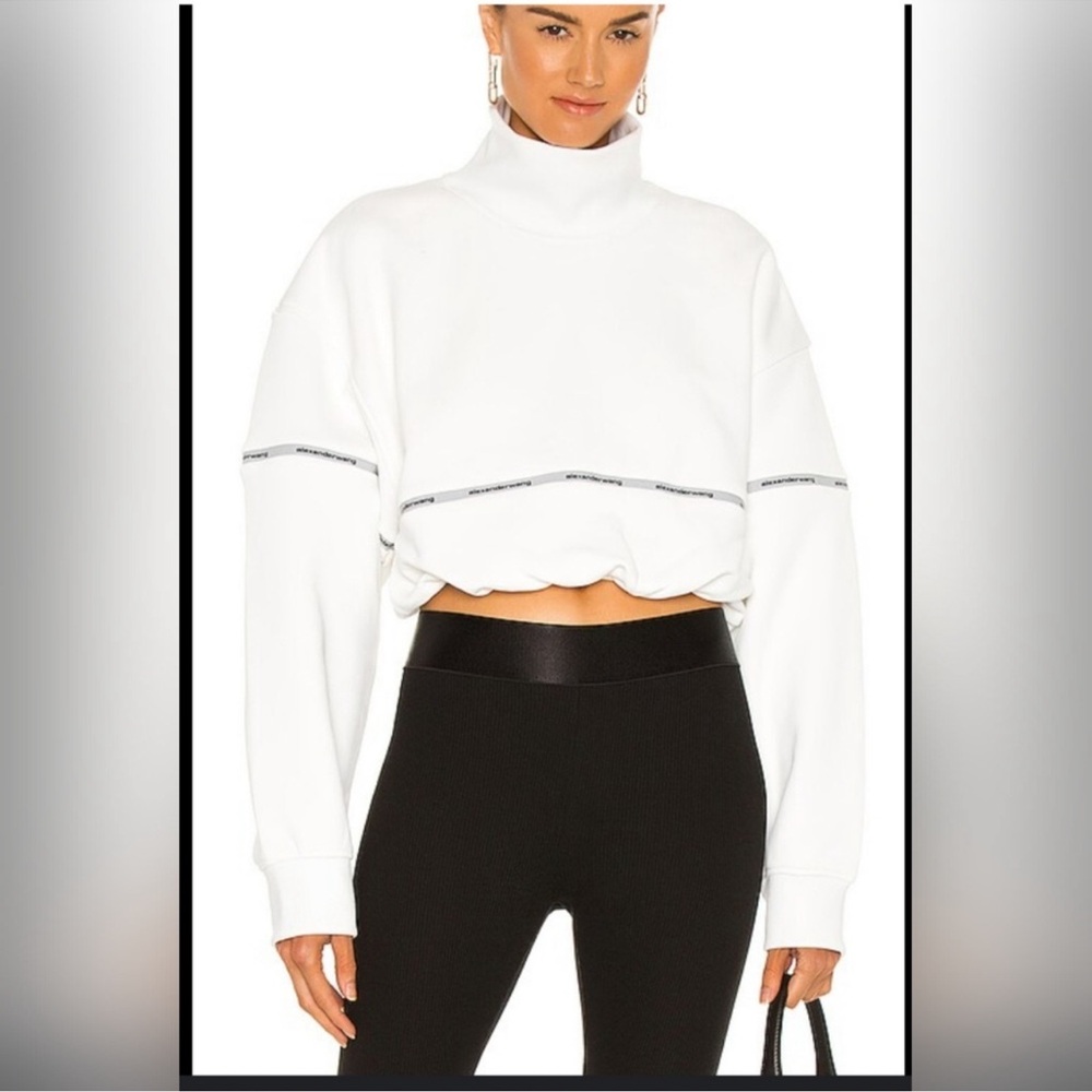 NWOT Alexander wang turtle neck crop sweater